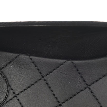 Chanel Lambskin Patent Calfskin Pearl Camellia Cap Toe Pumps 38.5 Black 14 of 16