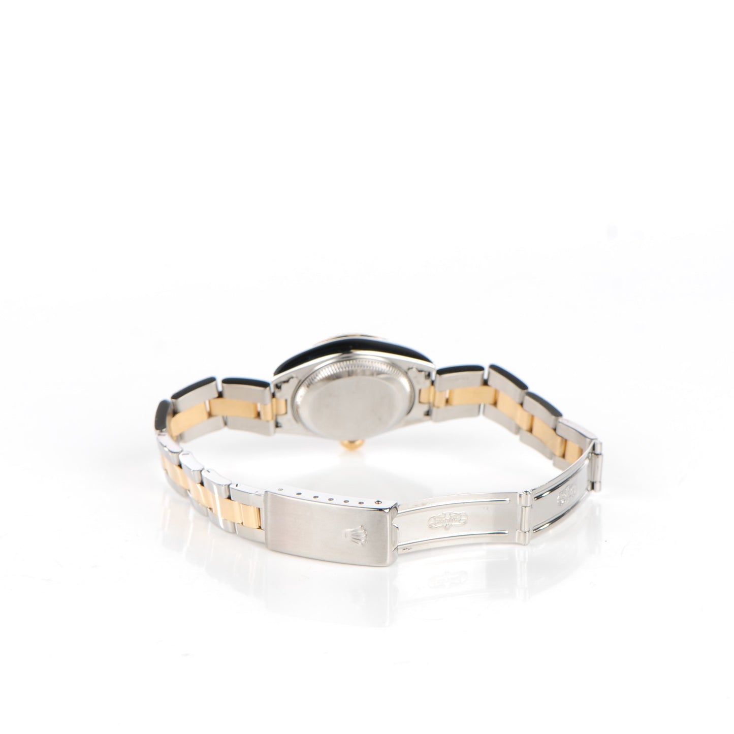 Stainless Steel 18K Yellow Gold 26mm Oyster Perpetual Datejust Watch White Roman 79173