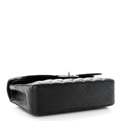 Chanel Caviar Quilted Medium Double Flap Black 4 of 11