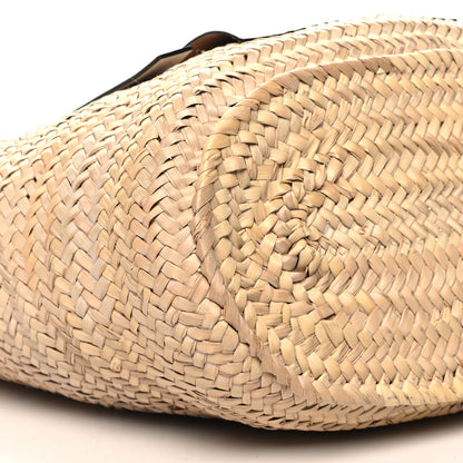 Loewe Raffia Large Basket Tote Bag White 8 of 10