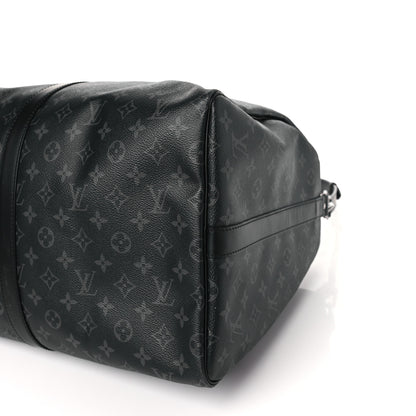 Louis Vuitton Monogram Eclipse Keepall Bandouliere 55 7 of 7