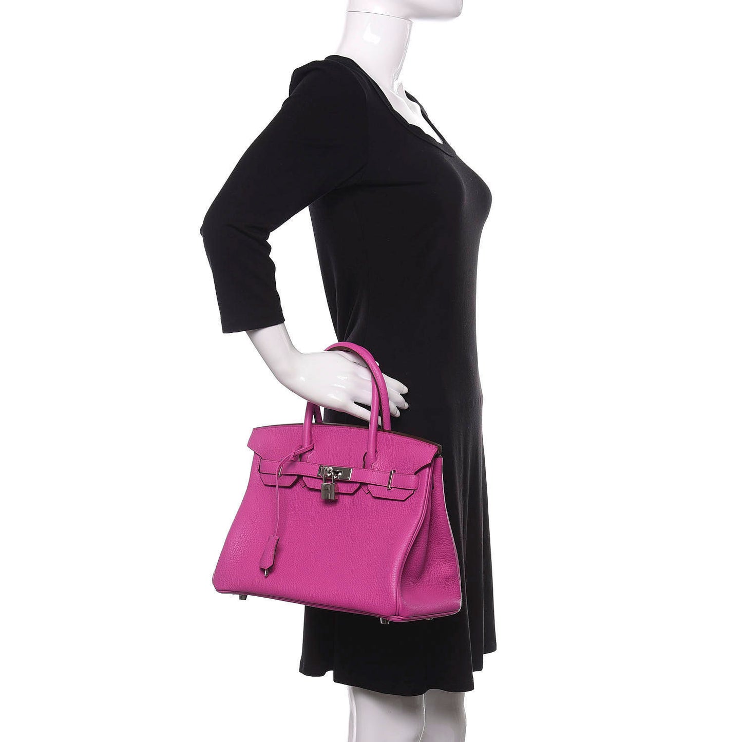Taurillon Clemence Birkin 30 Magnolia
