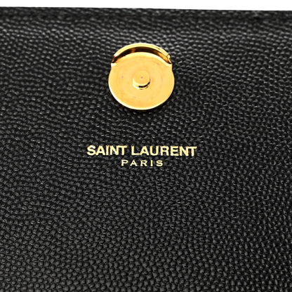 Saint Laurent Grain De Poudre Small Monogram Kate Satchel Black 6 of 11