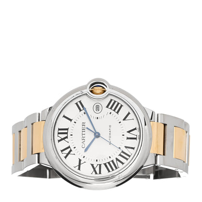 Cartier Stainless Steel 18K Yellow Gold 42mm Ballon Bleu De Cartier Automatic Watch 2 of 5