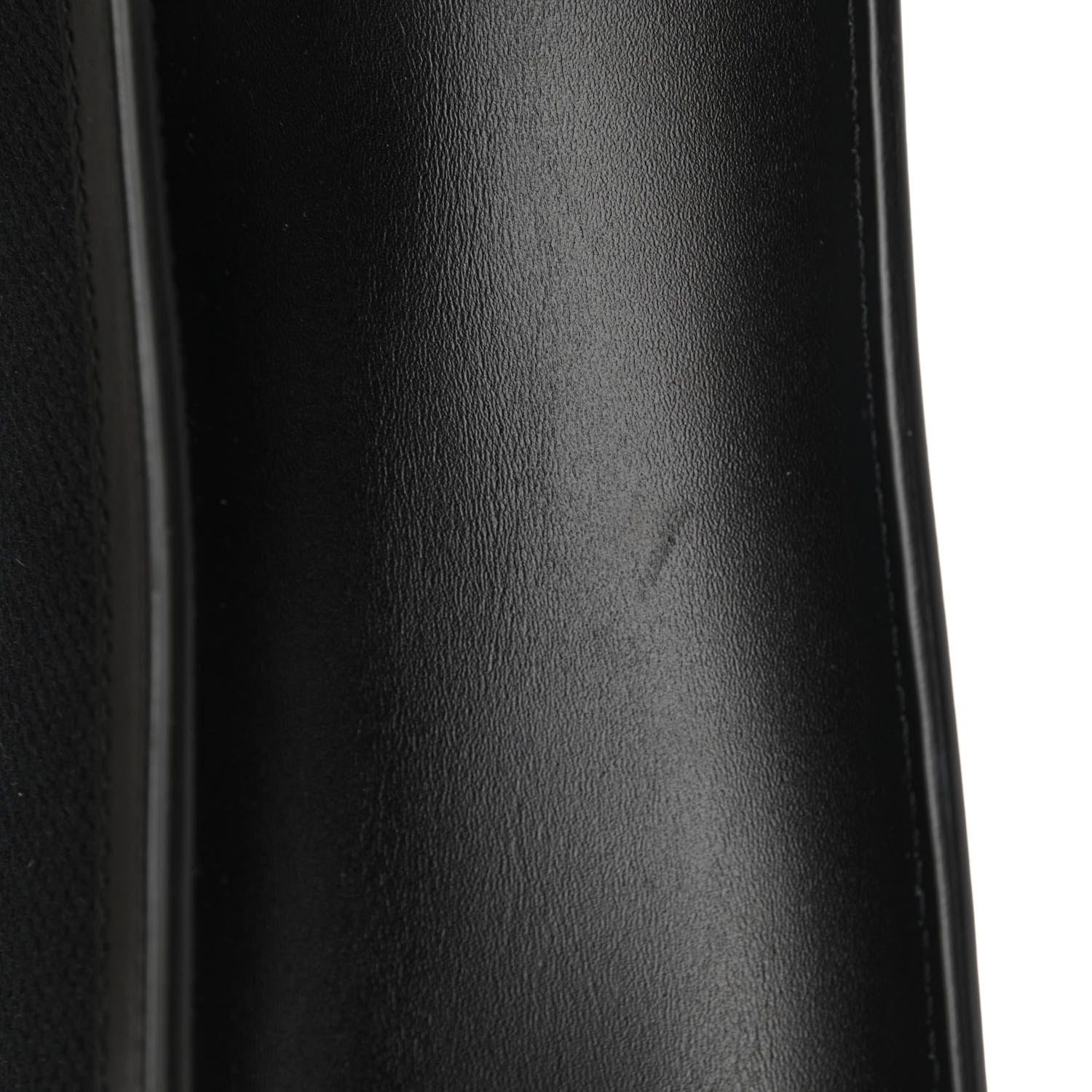 Celine Canvas Calfskin Small Vertical Cabas Black 11 of 12