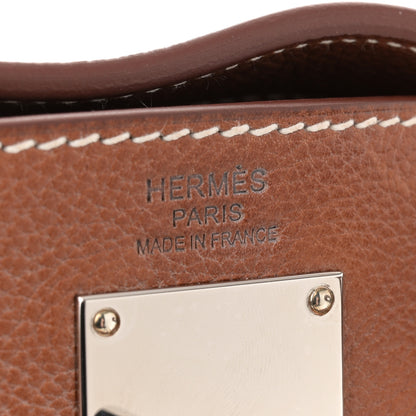 Hermes Natural Barenia Faubourg Hac A Dos PM Backpack Fauve 6 of 13