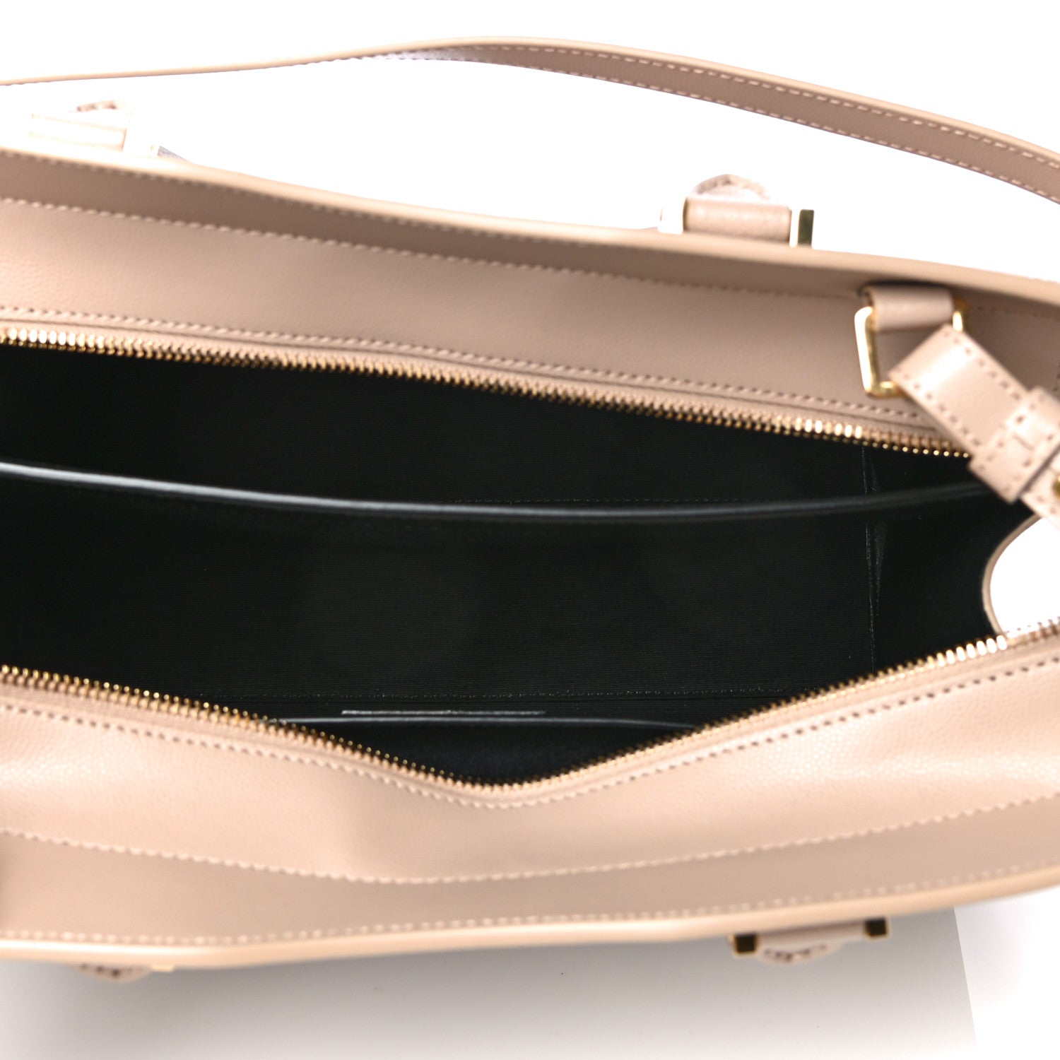 Saint Laurent Grain De Poudre Medium Uptown Tote Beige 6 of 9