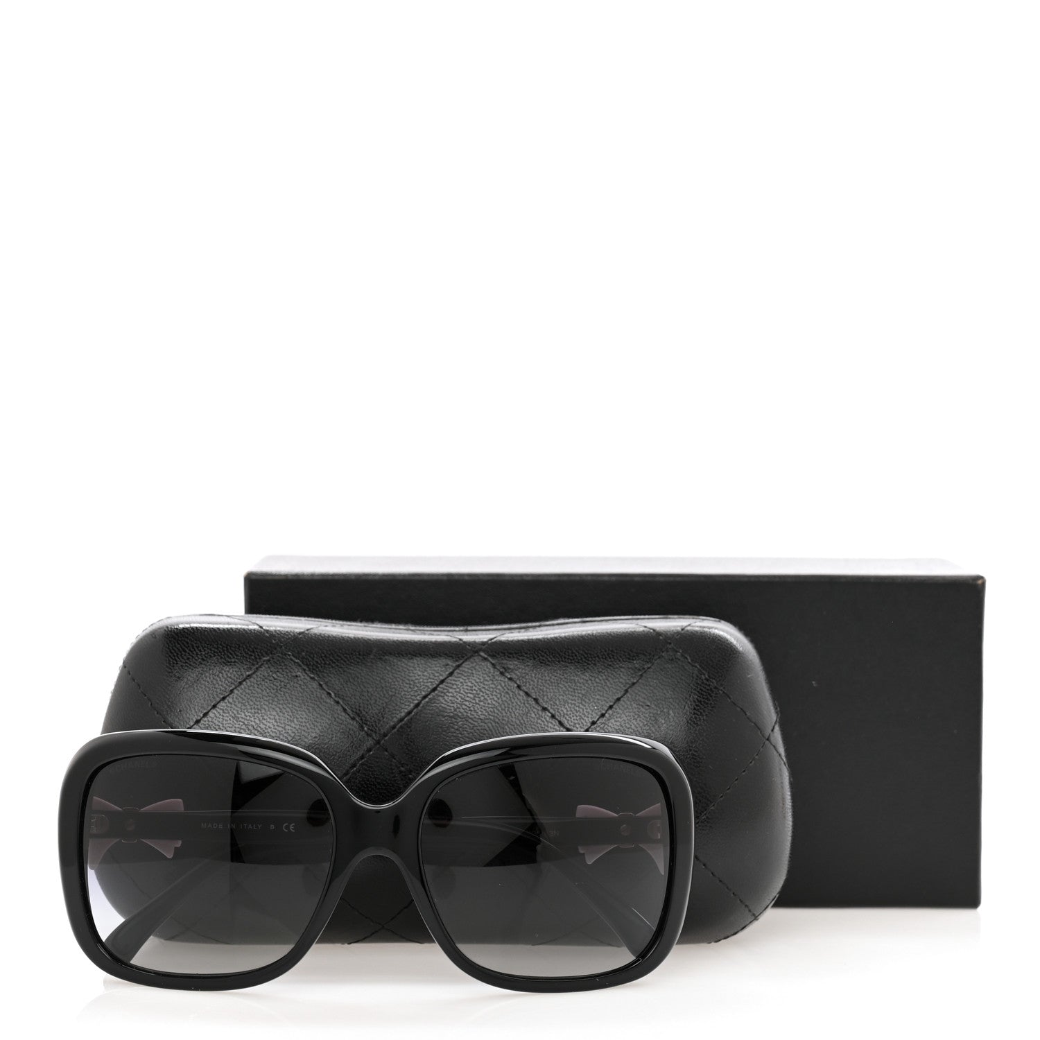 Chanel Acetate CC Bow Sunglasses 5171 Black White 2 of 7