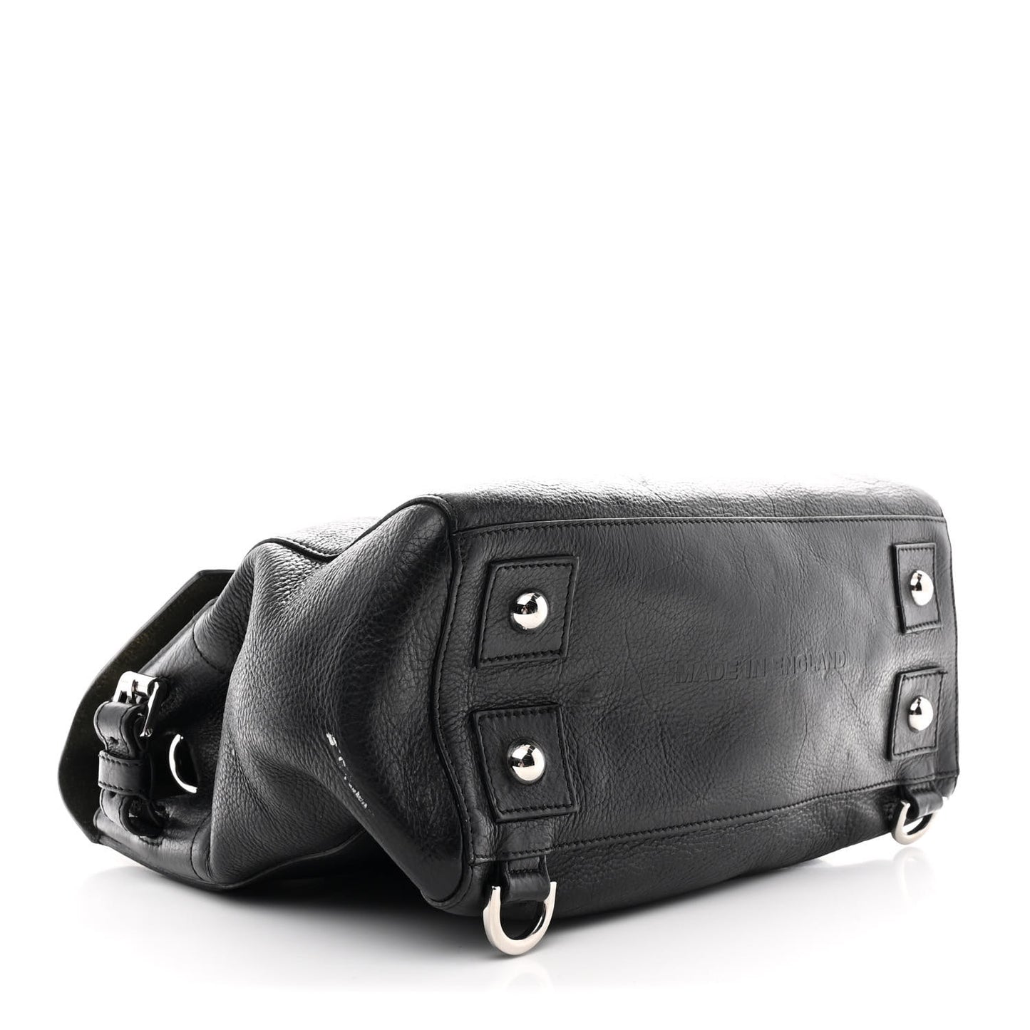 Classic Grain Calfskin Small Bayswater Backpack Black