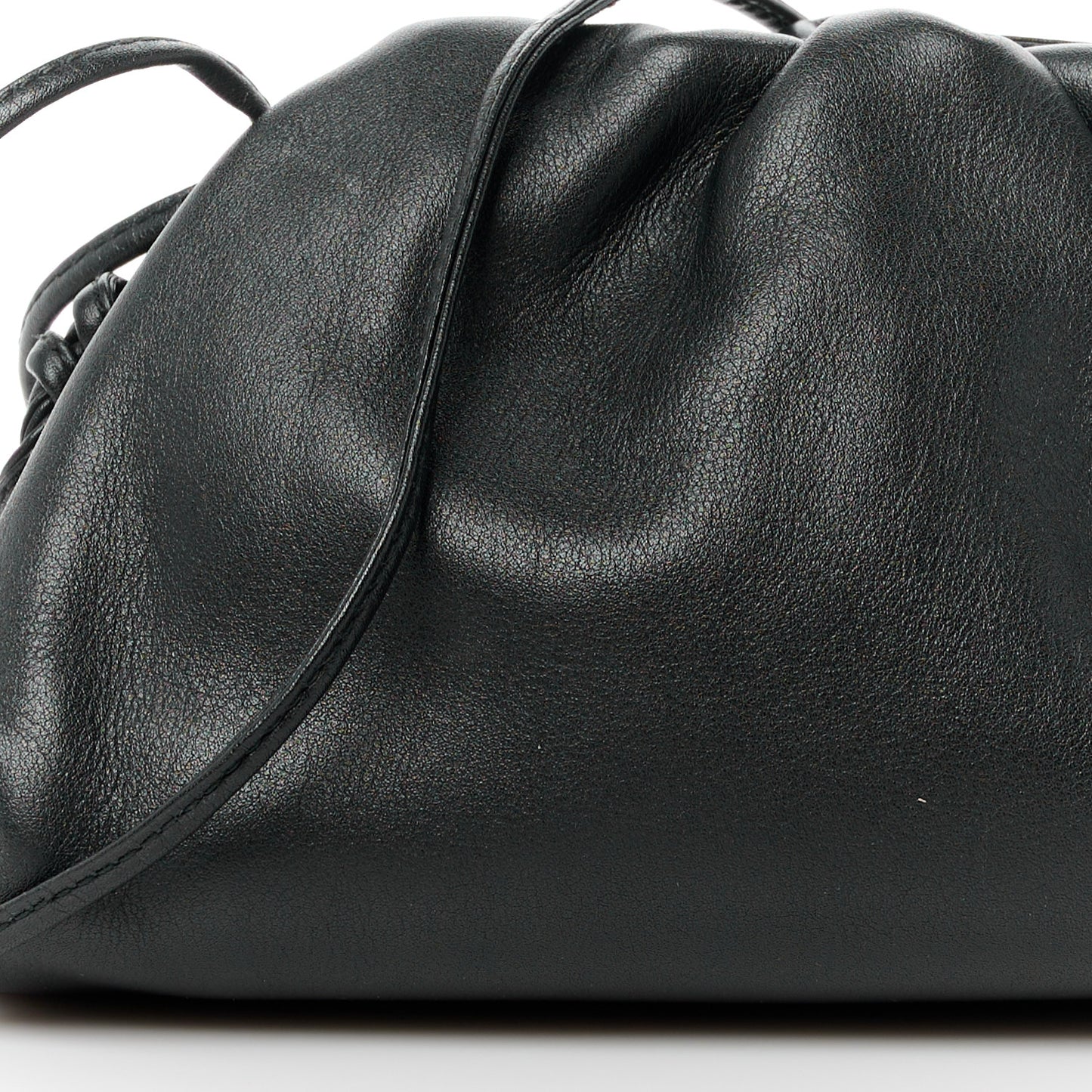 Butter Calfskin The Mini Pouch Black