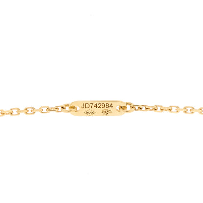 Van Cleef & Arpels 18K Yellow Gold Mother of Pearl Sweet Alhambra Pendant Necklace 5 of 6