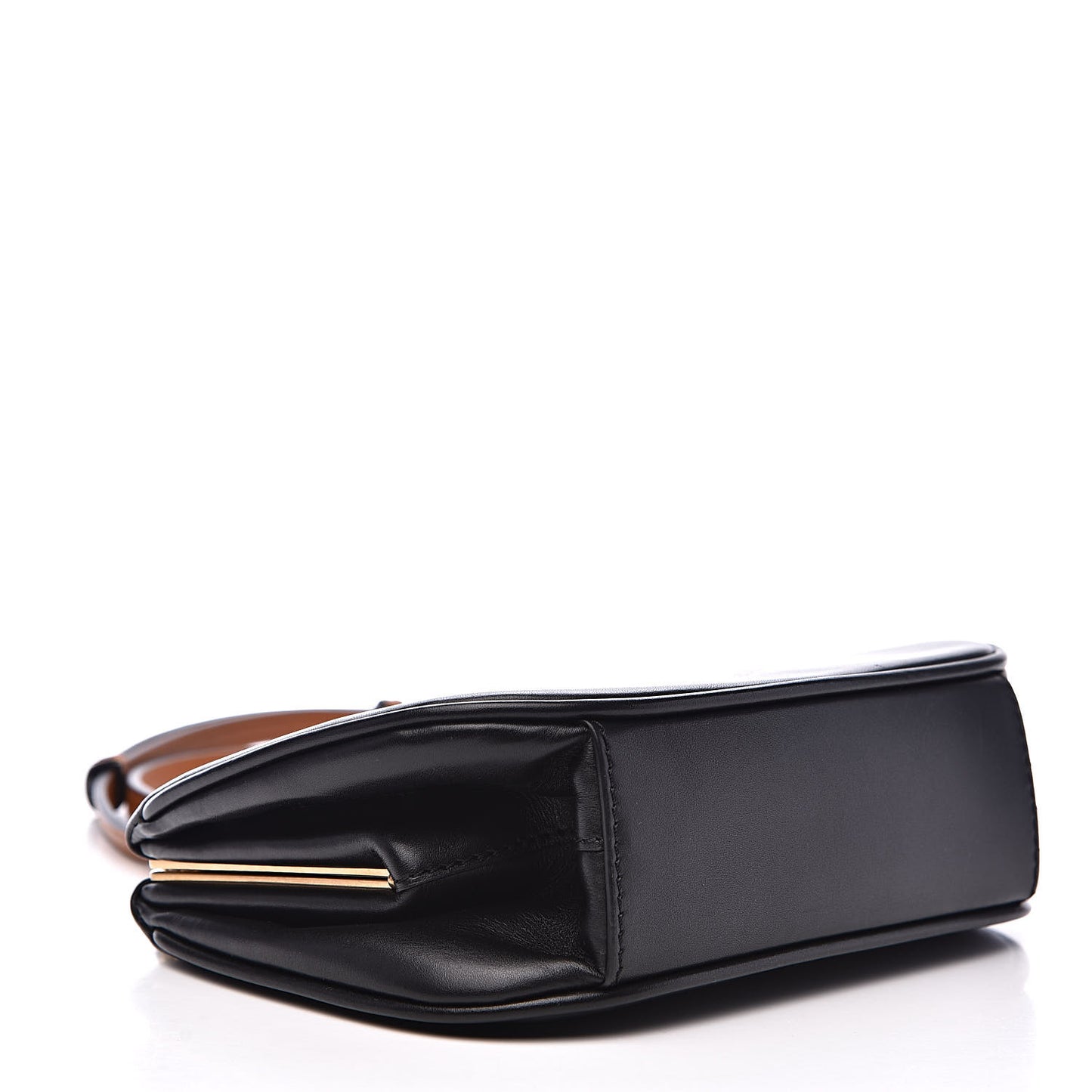 Smooth Calfskin Small Frame Bag Black