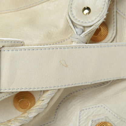 Balenciaga Agneau Giant 21 Gold Hardware City White Light 21 of 25