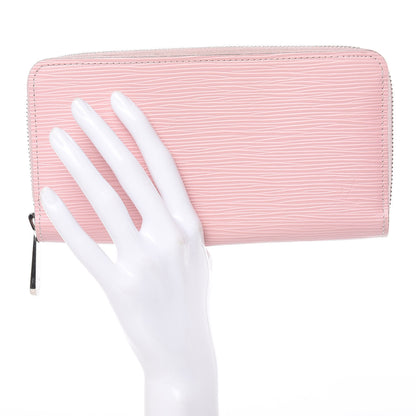 Louis Vuitton Epi Zippy Wallet Rose Ballerine 2 of 9