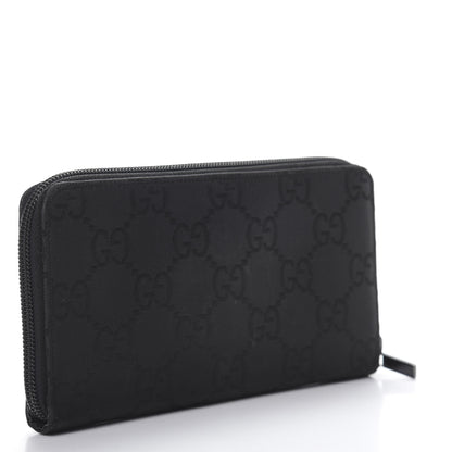 Gucci Monogram Zip Around Wallet Black 3 of 10