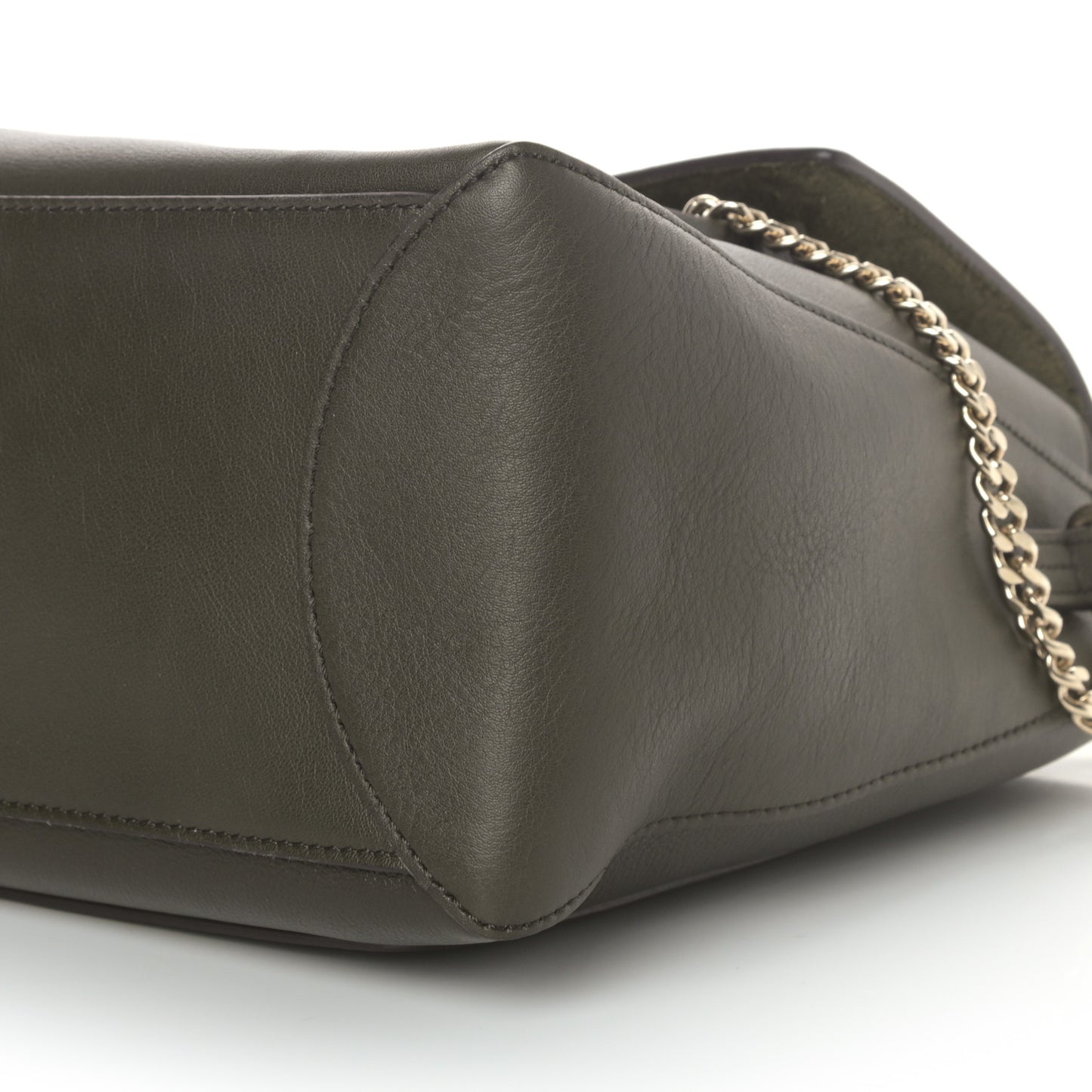 Calfskin Small Faye Day Shoulder Bag Deep Forest
