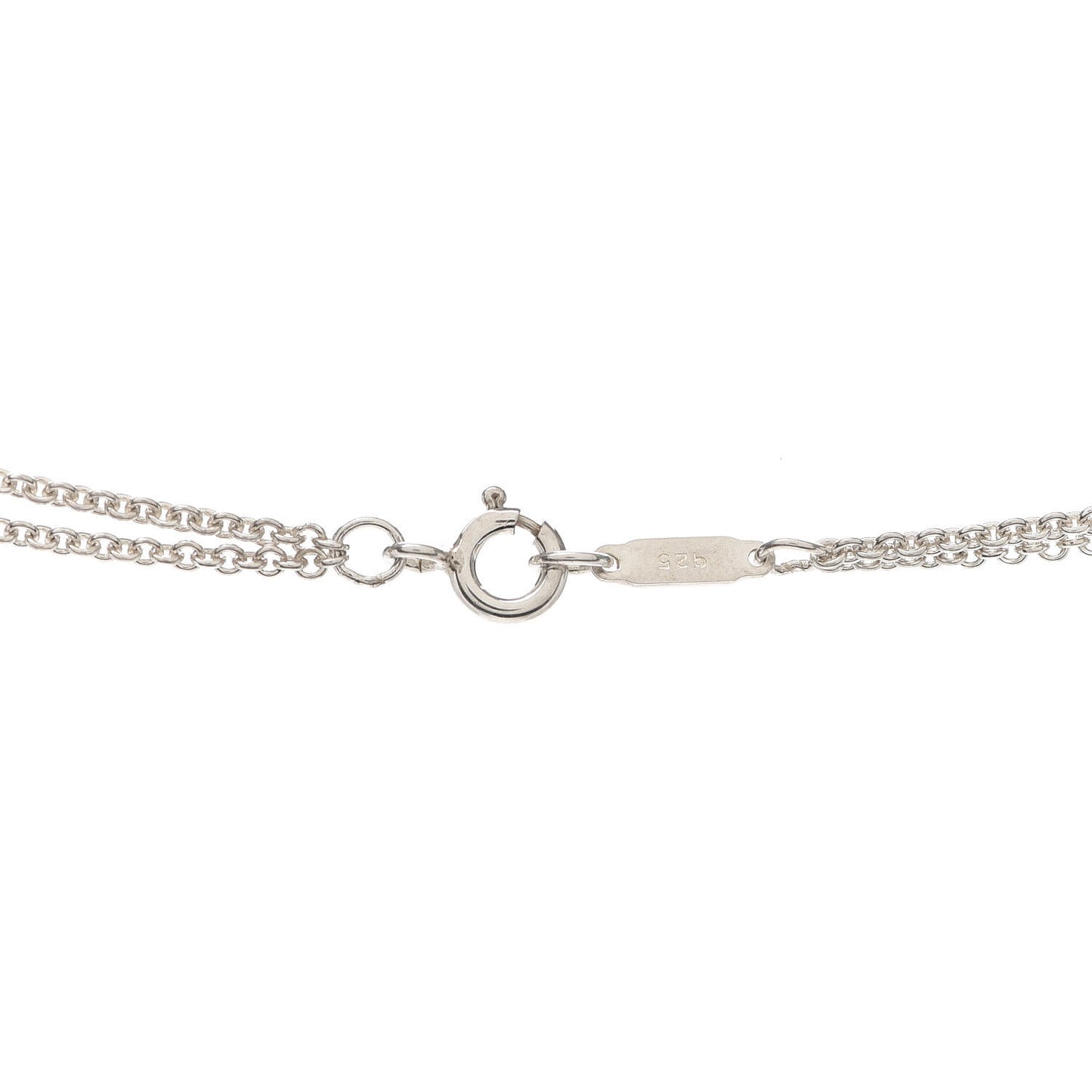 Sterling Silver Figure 8 Pendant Necklace