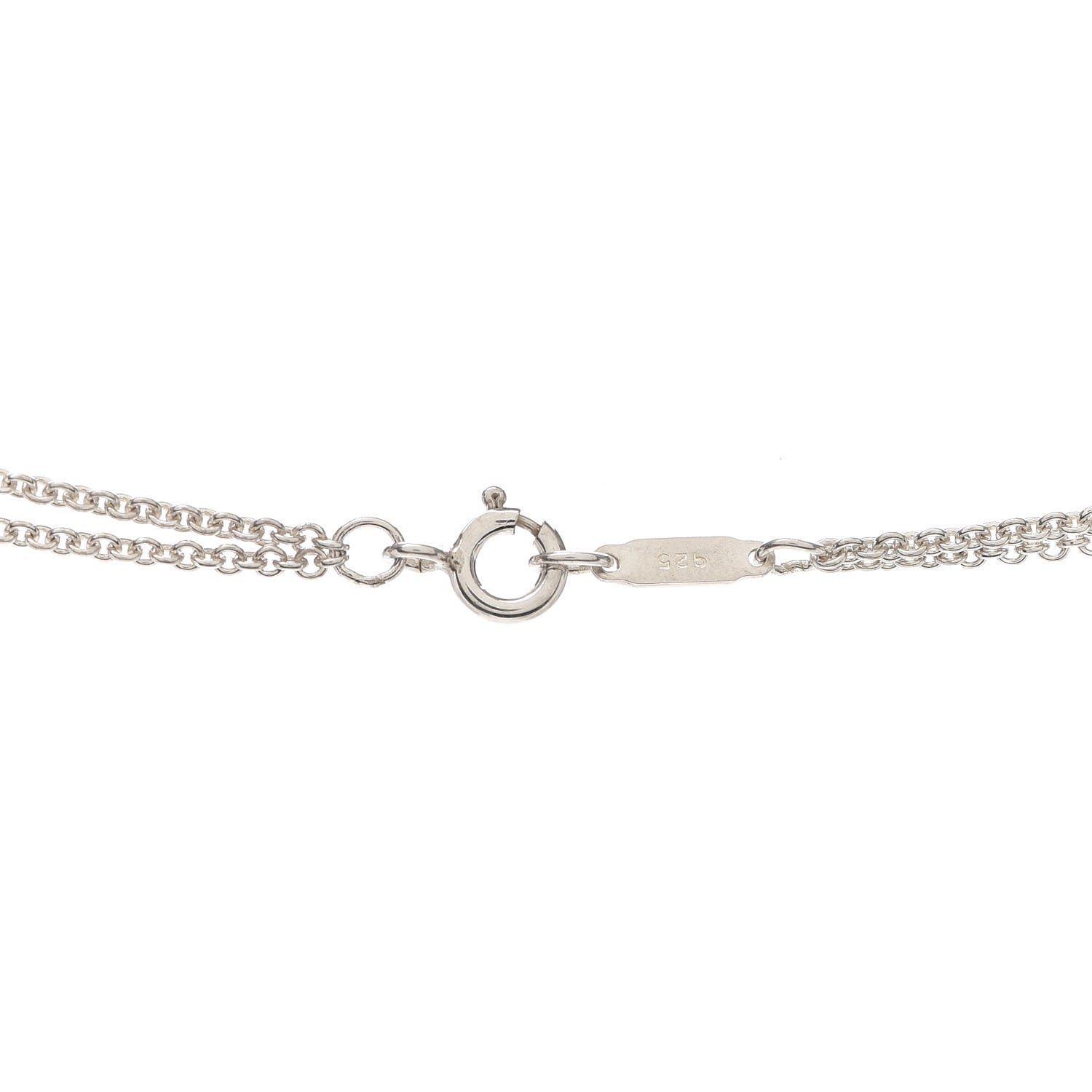 Tiffany Sterling Silver Figure 8 Pendant Necklace 5 of 5