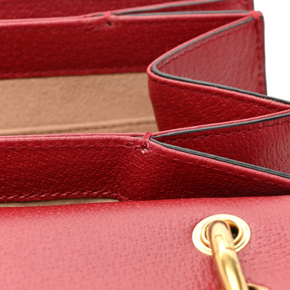 Gucci GG Supreme Monogram Small Queen Margaret Top Handle Bag Red 13 of 18