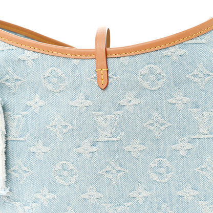 Louis Vuitton Monogram Denim CarryAll PM Sky Blue 8 of 10
