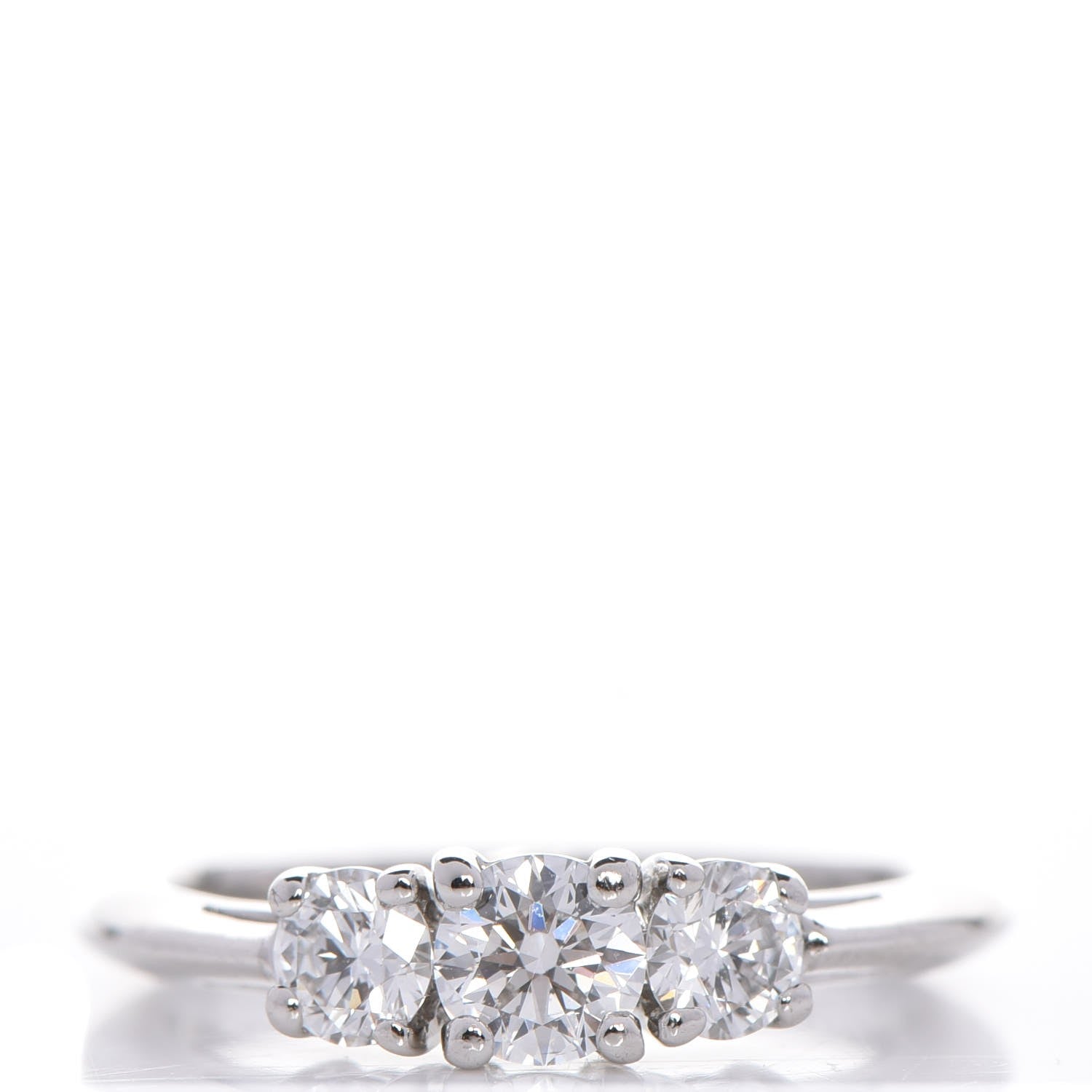 Tiffany Platinum .66ctw Diamond Engagement Ring 49.5 5 1 of 6