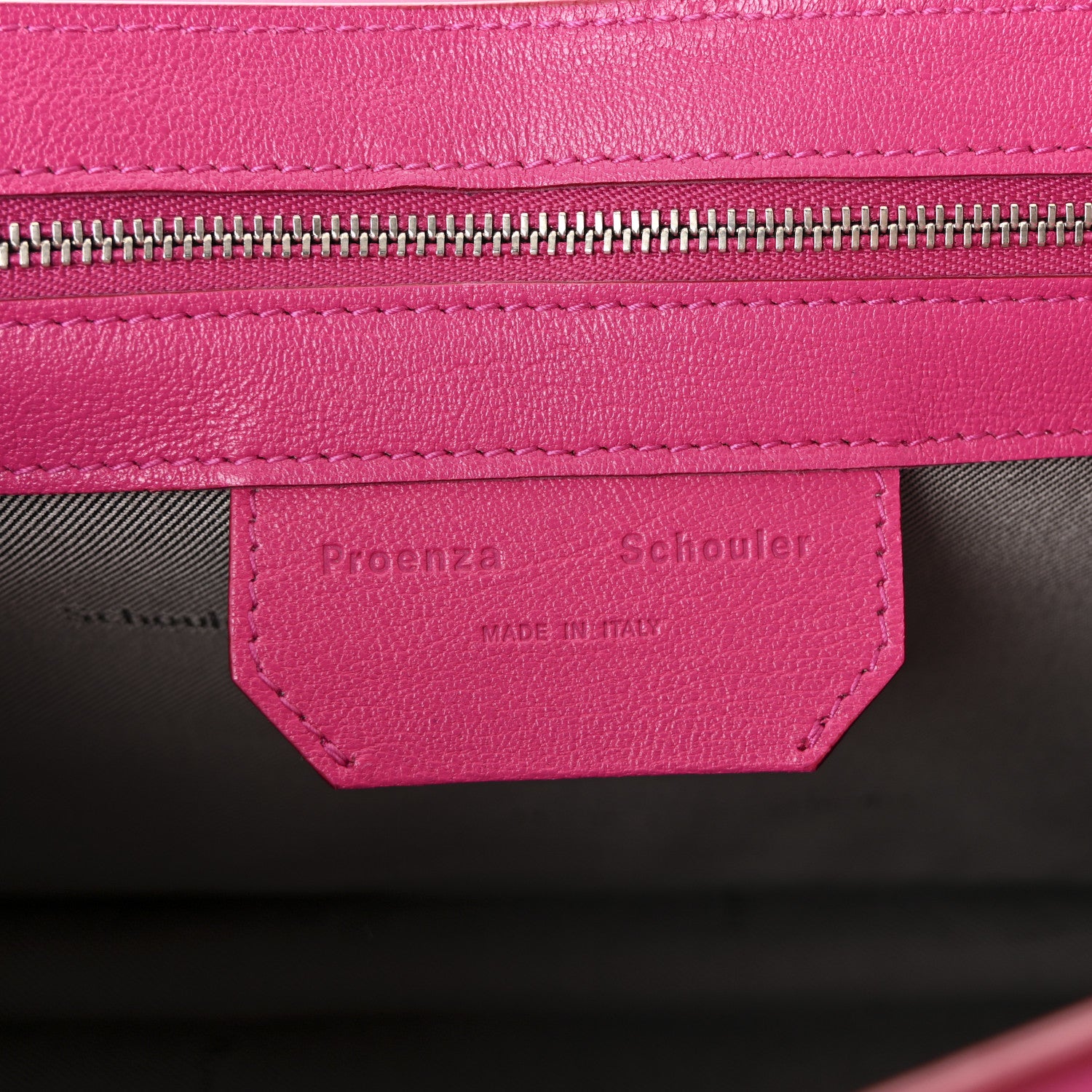 Proenza Schouler Lambskin Medium PS1 Satchel Fuchsia 6 of 9