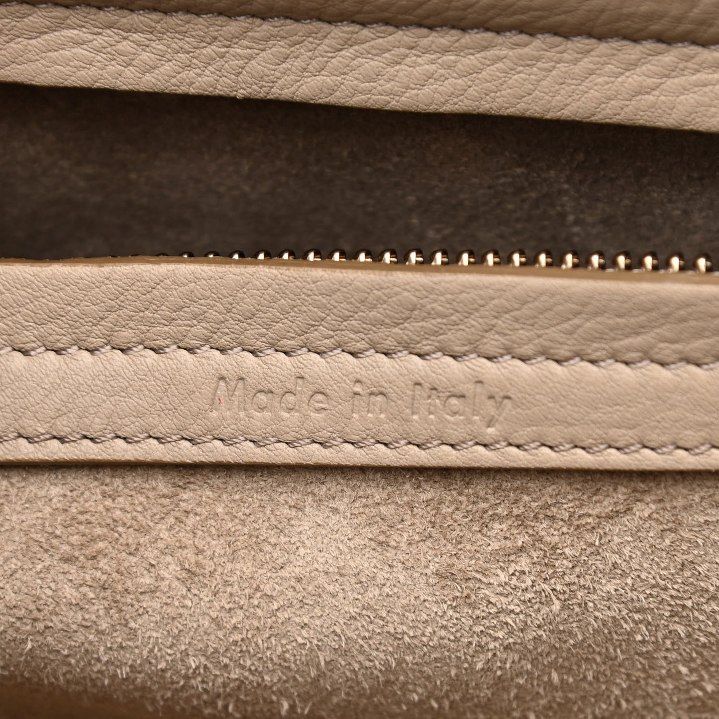 Supple Calfskin Medium Phantom Luggage Beige