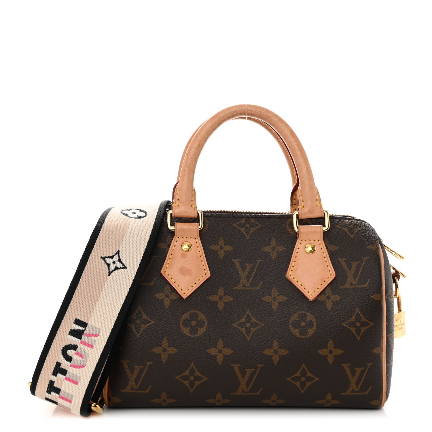 Louis Vuitton Monogram Speedy Bandouliere 20 Black 1 of 10