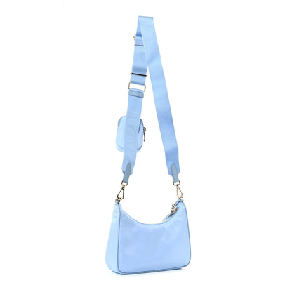 Prada Re-Nylon Saffiano Re-Edition 2005 Shoulder Bag Celeste 4 of 14