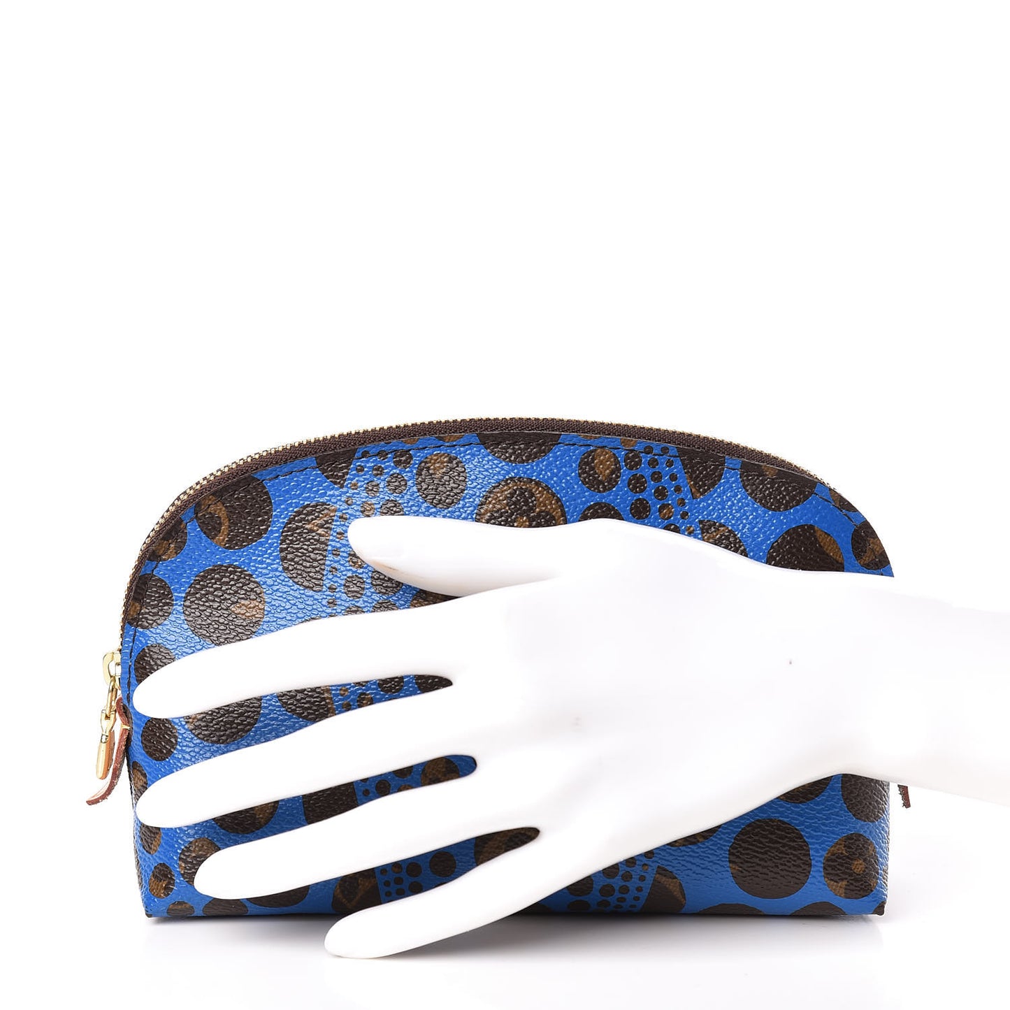 Monogram Kusama Pumpkin Dots Cosmetic Pouch Blue