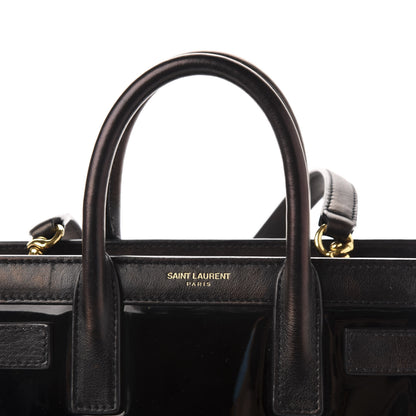 Saint Laurent Patent Calfskin Nano Sac de Jour Black 12 of 14