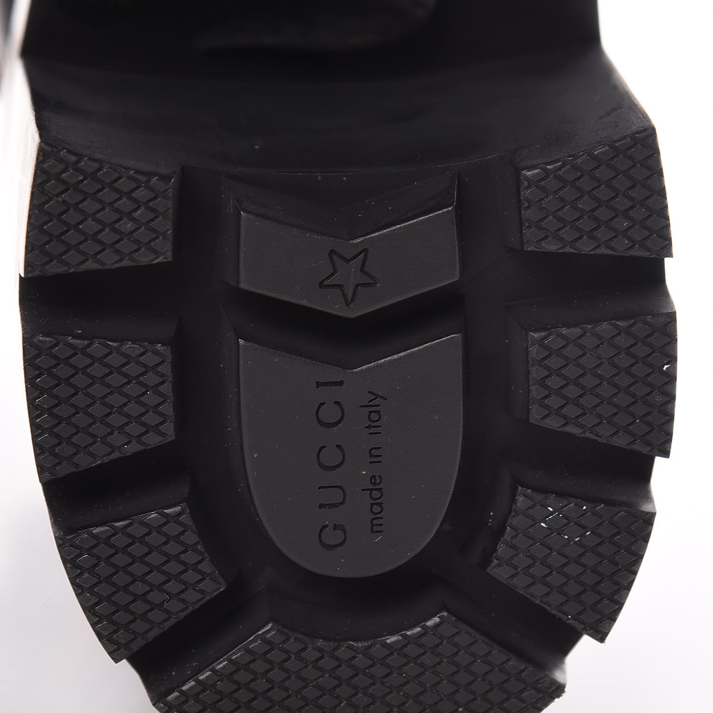 Calfskin Embroidered Lace Up Combat Ankle Boots 38.5 Black
