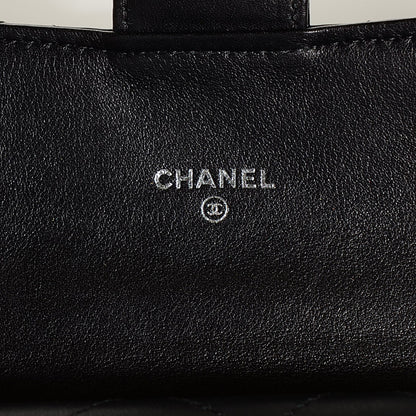 Chanel Patent Quilted Travel Wallet Black 6 of 10