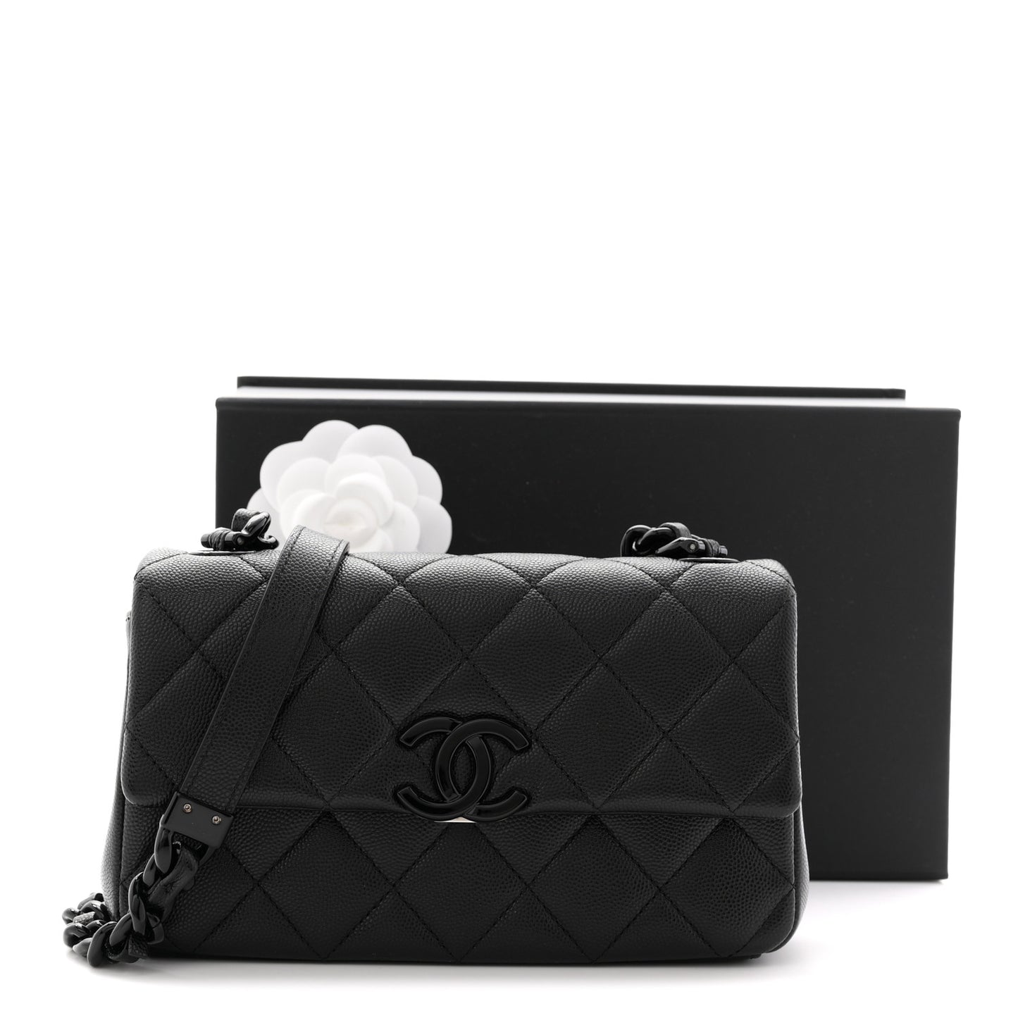 Caviar Quilted My Everything Small Flap Black