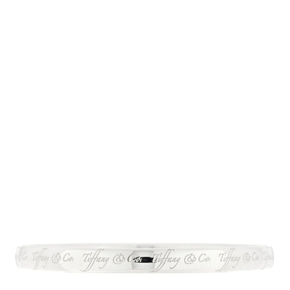 Tiffany Sterling Silver Notes Bangle Bracelet 1 of 3