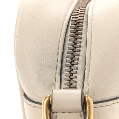 Gucci Calfskin Matelasse Small GG Marmont Chain Shoulder Bag White 14 of 14