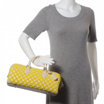 Louis Vuitton Damier Cubic Speedy East West Yellow 2 of 7