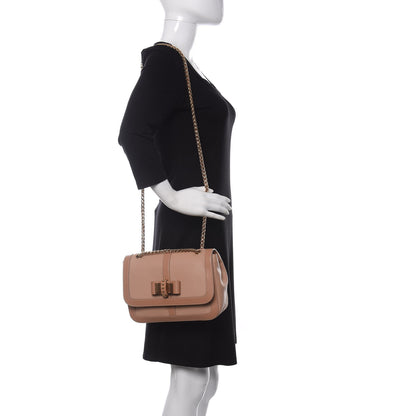 Christian Louboutin Soft Calfskin Small Sweety Charity Shoulder Bag Nude 2 of 10