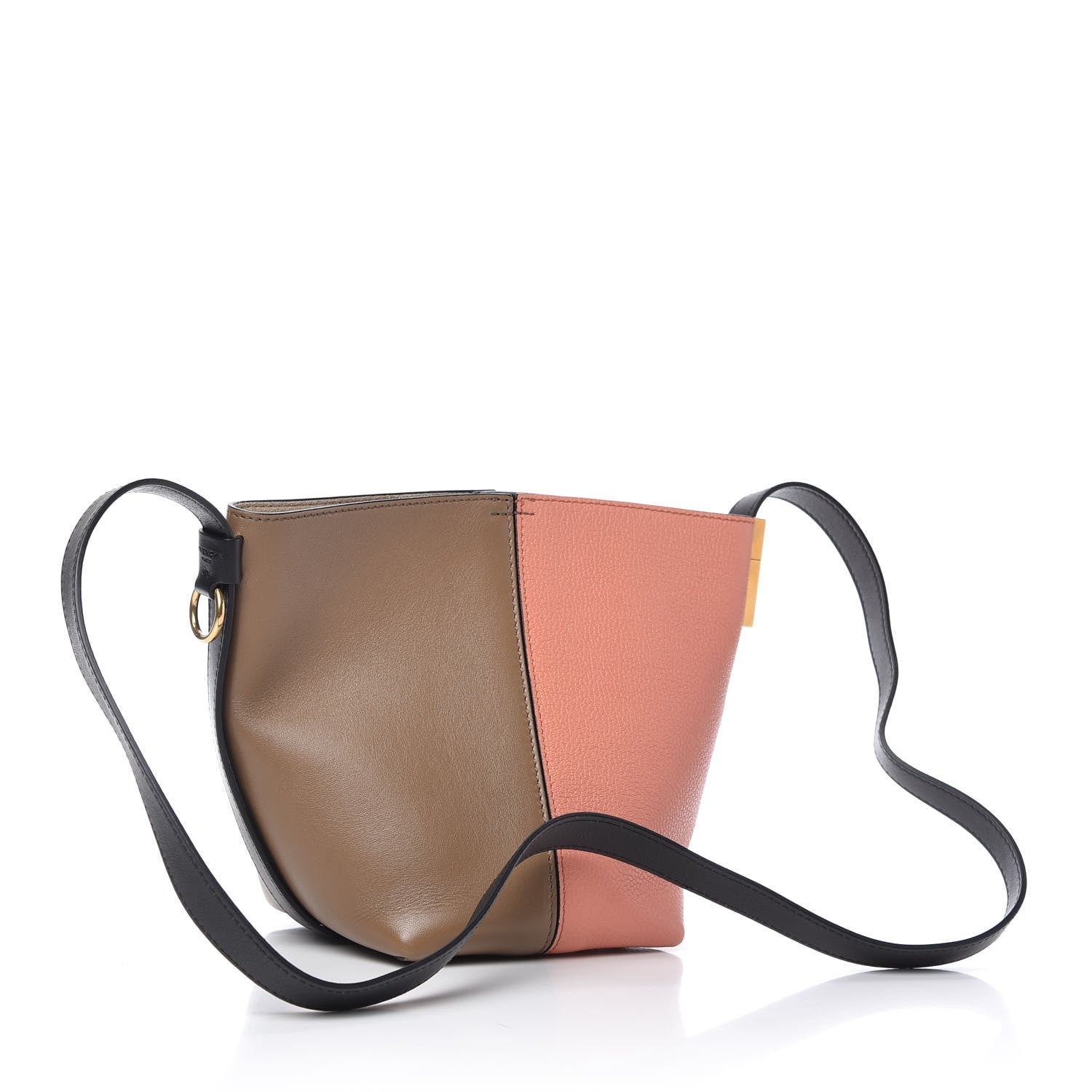 Givenchy Sugar Goatskin Calfskin Mini GV Bucket Bag Coral Taupe 3 of 9