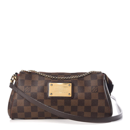 Louis Vuitton Damier Ebene Eva Clutch 1 of 13