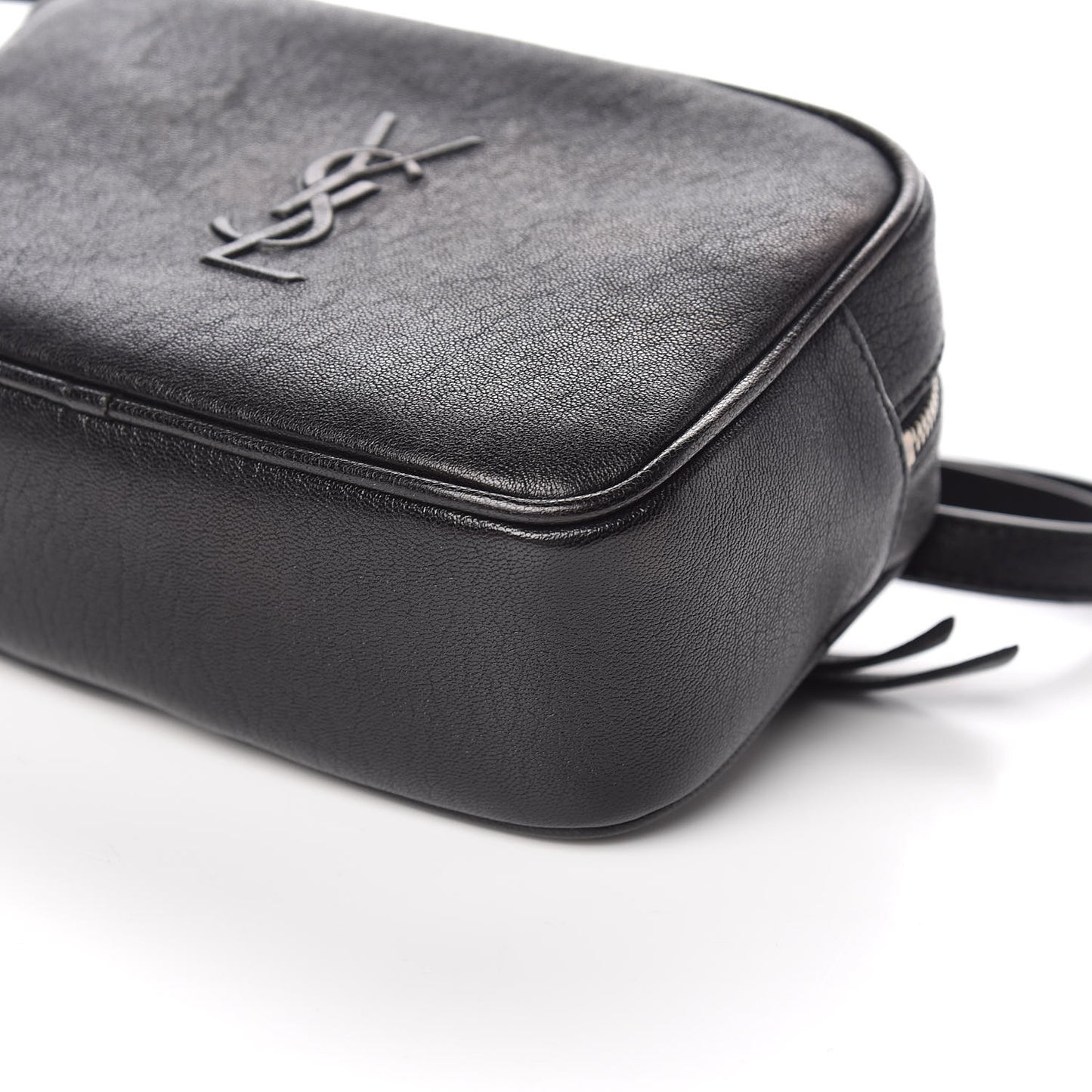 Lambskin Monogram Lou Belt Bag Black