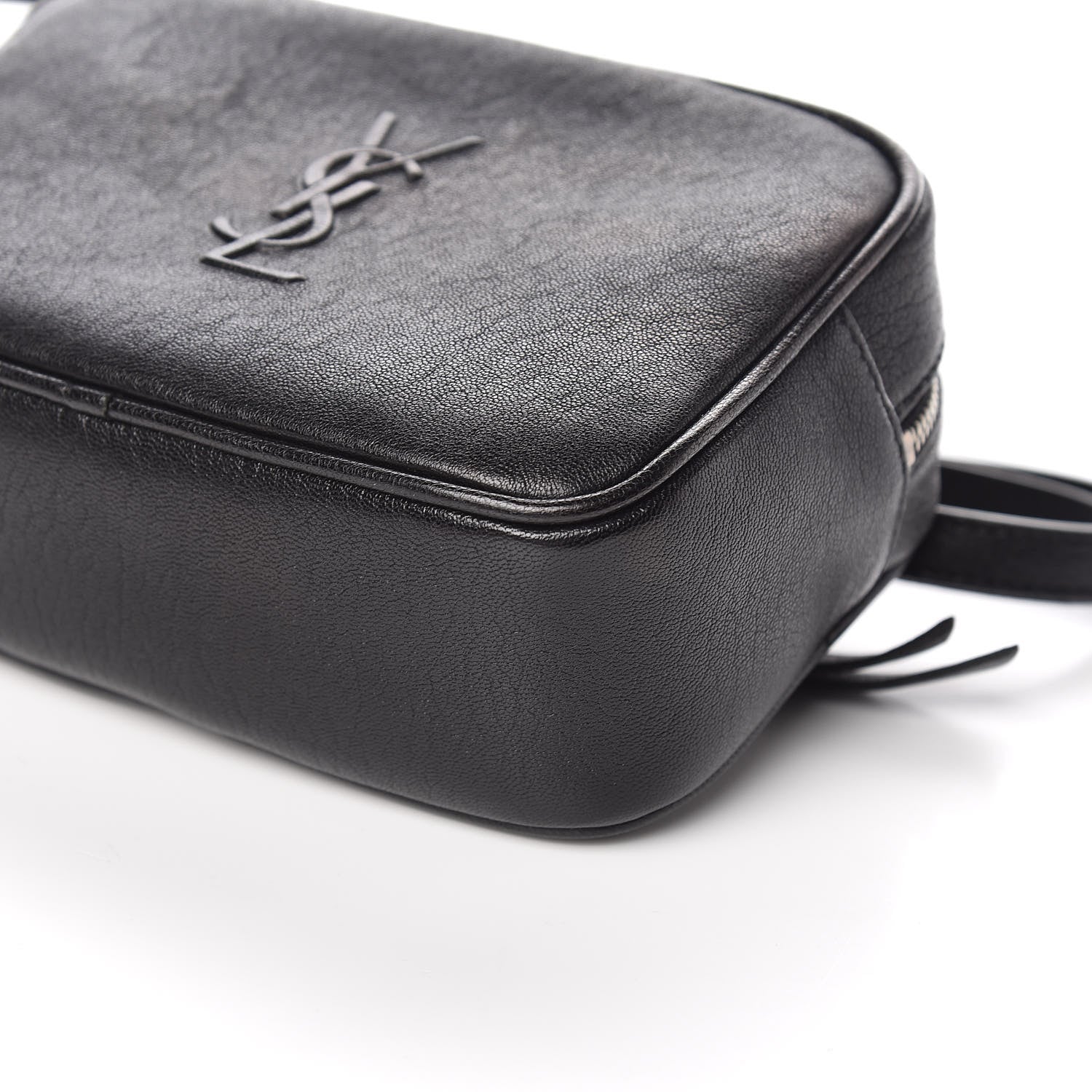 Saint Laurent Lambskin Monogram Lou Belt Bag Black 9 of 10