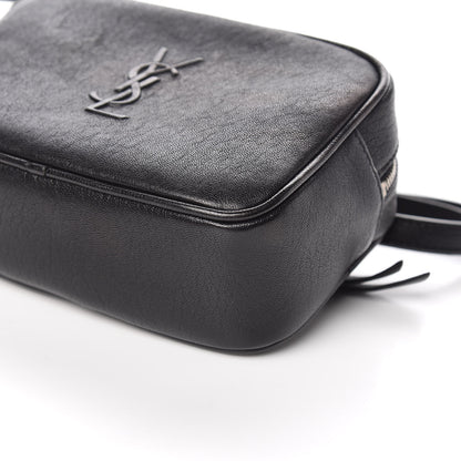 Saint Laurent Lambskin Monogram Lou Belt Bag Black 9 of 10
