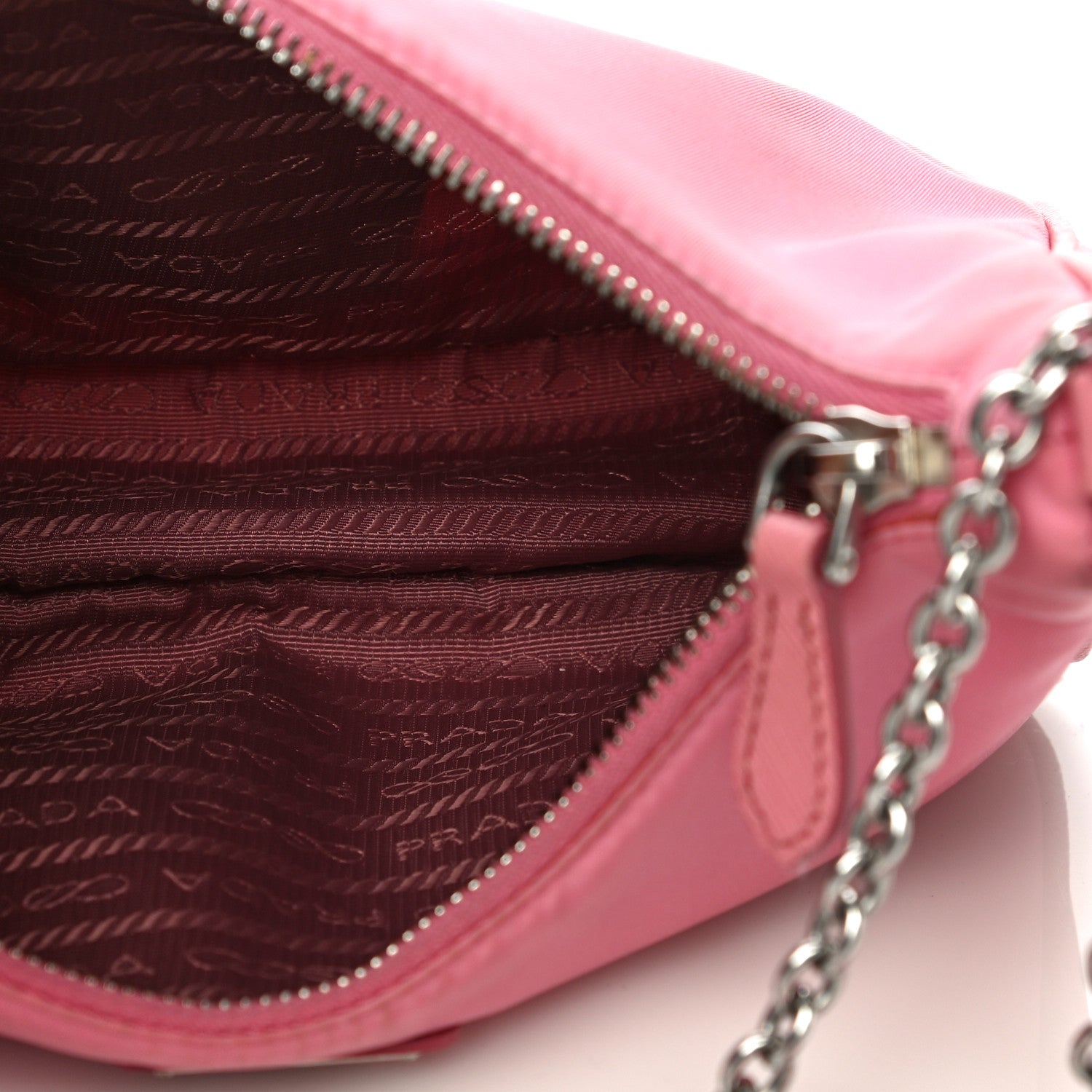Prada Nylon Re-Edition 2005 Shoulder Bag Begonia 5 of 24