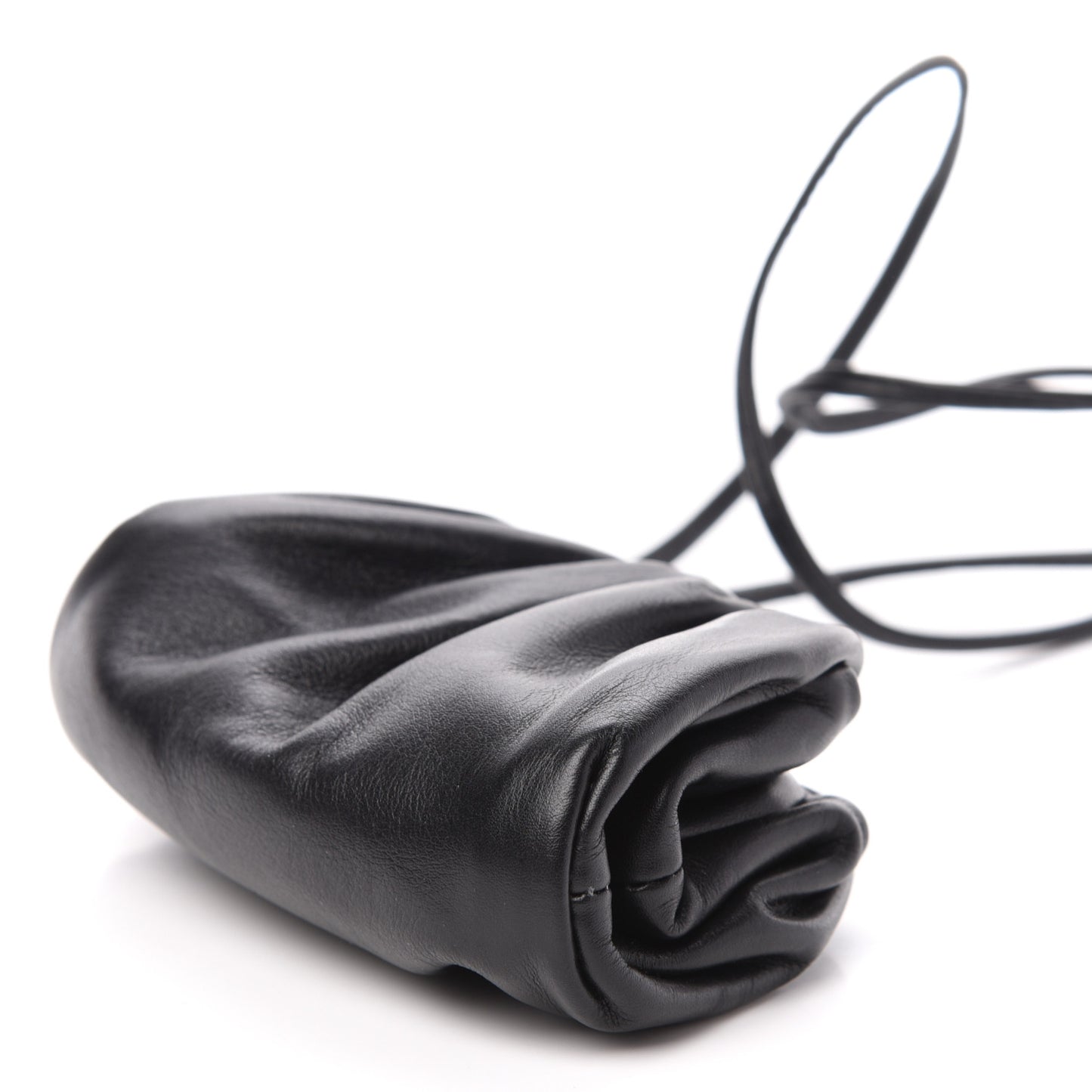Butter Calfskin Coin Purse Black