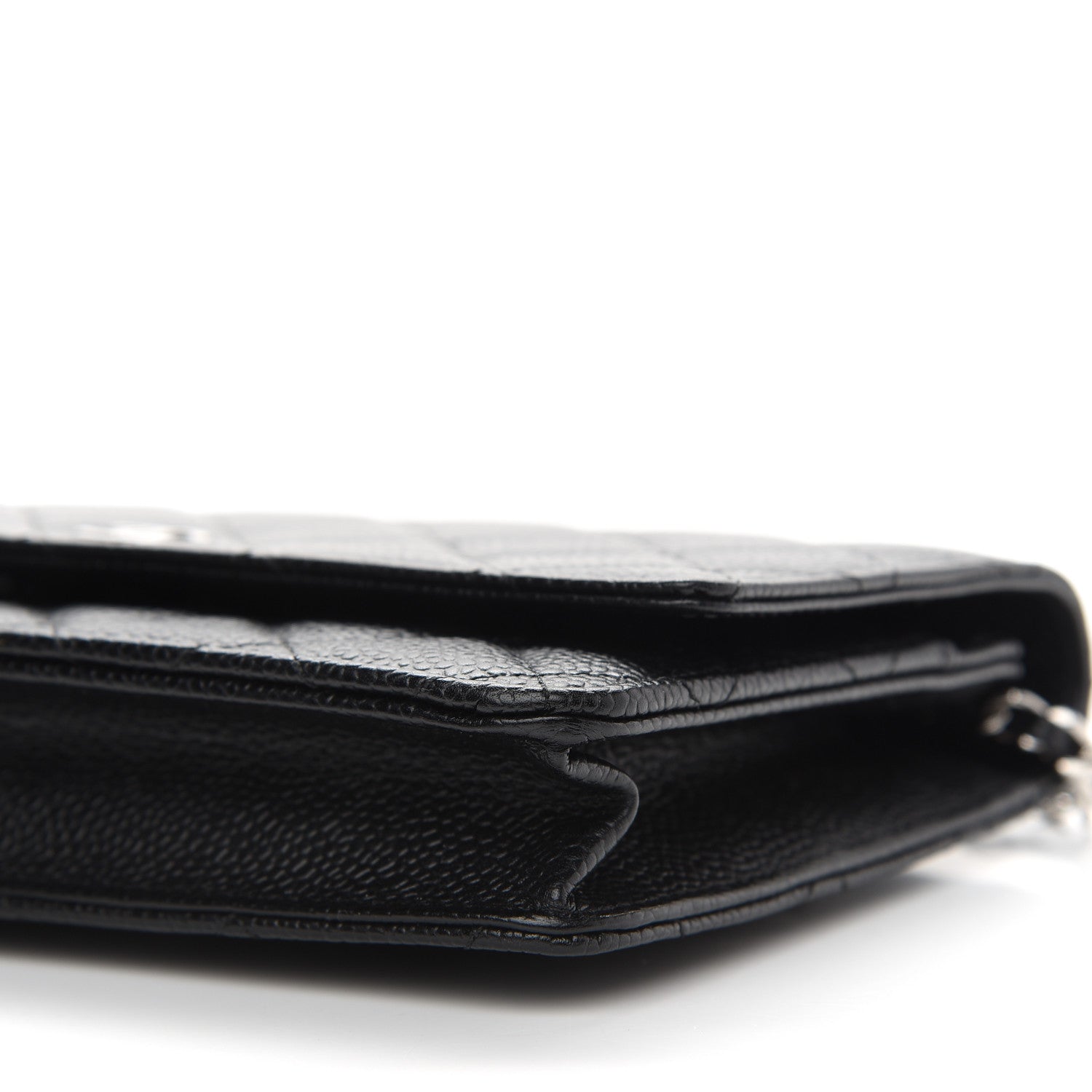 Chanel Caviar Quilted Wallet On Chain WOC Black 10 of 10
