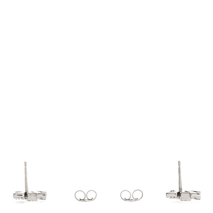 Louis Vuitton Crystal LV Iconic Earrings Silver 3 of 6