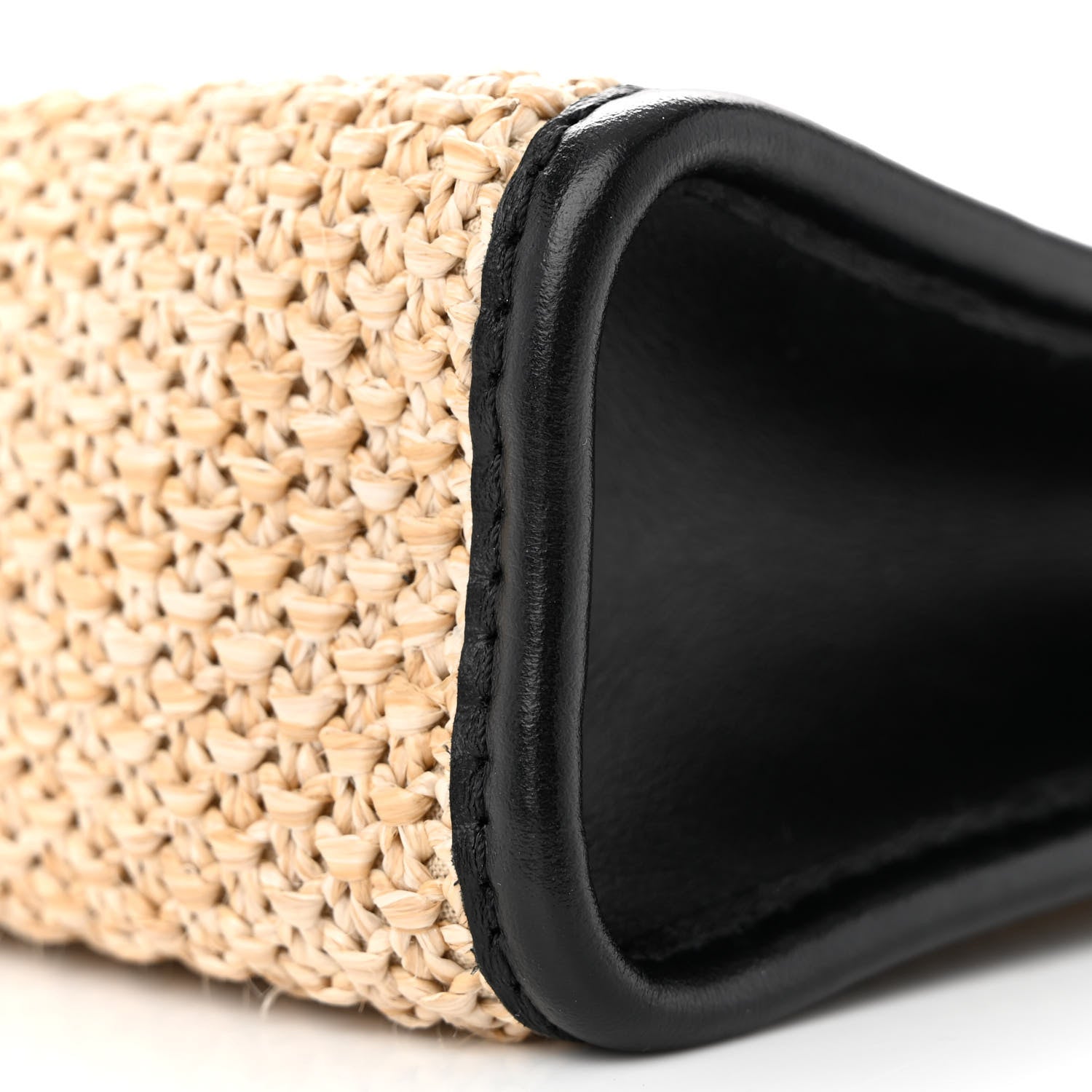 Louis Vuitton Raffia Calfskin Monogram Giant Pouch 9 of 9