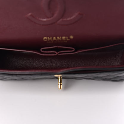 Chanel Lambskin Quilted Medium Double Flap Black 7 of 16