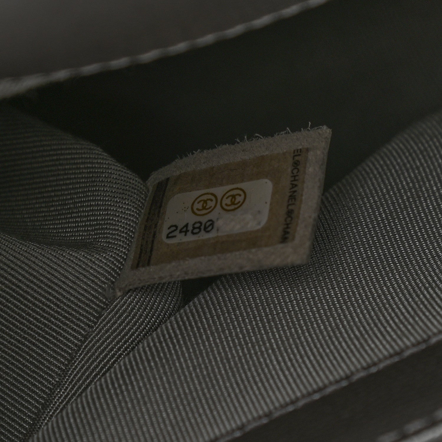 Chanel Metallic Caviar Quilted Medium Boy Flap Silver 7 of 9